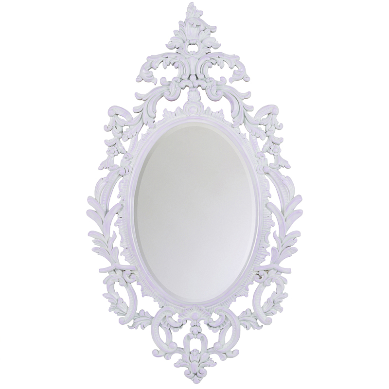 Зеркало в ажурной раме с эффектом старины Classic Ornament Mirror Бежевый Зеркало в Казани | Loft Concept 