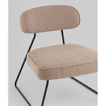 Кресло лаунж Kate букле капучино варинант исполнения - 2 | Loft Concept в Казани