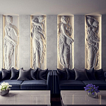 Барельеф FOUNTAIN OF INNOCENTS варинант исполнения - 1 | Loft Concept в Казани