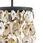 Подвесной светильник с подвесками из устричных раковин Sea Ravens варинант исполнения - 1 | Loft Concept в Казани