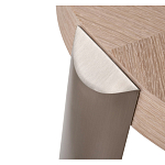 Столик журнальный круглый со светлым шпоном Light Veneer Table варинант исполнения - 3 | Loft Concept в Казани