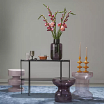 Кофейный столик стеклянный Elegant Lilac Glass Model варинант исполнения - 1 | Loft Concept в Казани