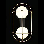 Бра настенное с 2 белыми плафонами Karina варинант исполнения - 1 | Loft Concept в Казани