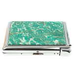 Портсигар с газовой зажигалкой из натурального камня Амазонит Stone Cigarettes Cases варинант исполнения - 10 | Loft Concept в Казани