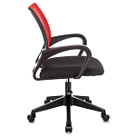 Офисное кресло с основанием из черного пластика Desk chairs Red варинант исполнения - 3 | Loft Concept в Казани