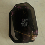 Шкатулка из эпоксидной смолы с цветами черная Epoxy Resin Pink Flowers Box Black варинант исполнения - 2 | Loft Concept в Казани