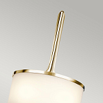 Бра вертикальное с белым полукруглым плафоном и длинным стержнем S Kichler варинант исполнения - 9 | Loft Concept в Казани