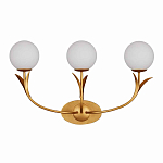 Бра с золотым каркасом в виде стебля с листьями Inspired by Nature варинант исполнения - 3 | Loft Concept в Казани