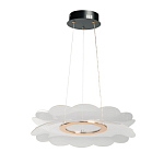 Люстра с прозрачным волнистым плафоном в форме цветка Ethereal Bloom варинант исполнения - 2 | Loft Concept в Казани