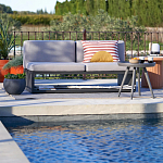 Садовый диван на каркасе из алюминия Petro варинант исполнения - 8 | Loft Concept в Казани