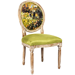 Стул из натурального бука с цветочным принтом Impressionism in Color варинант исполнения - 2 | Loft Concept в Казани