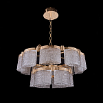 Люстра двухъярусная с текстурными овальными абажурами Splendor Palace Style варинант исполнения - 3 | Loft Concept в Казани