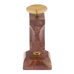 Подсвечник фигурный из натурального камня лемезит Stone Candlestick варинант исполнения - 2 | Loft Concept в Казани