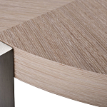 Столик журнальный с низкой круглой столешницей Wood Grain варинант исполнения - 1 | Loft Concept в Казани