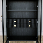 Дизайнерский шкаф витрина Elsa Dreams Black с 4-мя ящиками варинант исполнения - 6 | Loft Concept в Казани