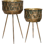 Железное кашпо Boston варинант исполнения - 1 | Loft Concept в Казани