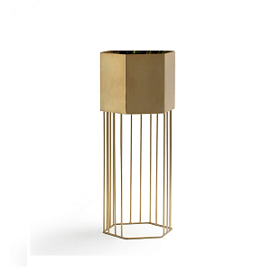 Ваза Vase On A Metal Stand Brass