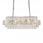 Люстра овальной формы хрустальная в неоклассическом стиле Majesty варинант исполнения - 6 | Loft Concept в Казани