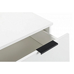 Комод белый с 3-мя ящиками Strict Lines  варинант исполнения - 5 | Loft Concept в Казани