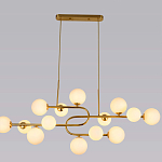 Люстра подвесная с белыми лампами в форме шара Flute варинант исполнения - 4 | Loft Concept в Казани