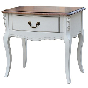 Прикроватная тумба в стиле прованс с ящиком Borde Montmartre Provence Bedside Table