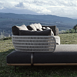 Дизайнерский модульный уличный диван SWAY Modular Sofa варинант исполнения - 9 | Loft Concept в Казани