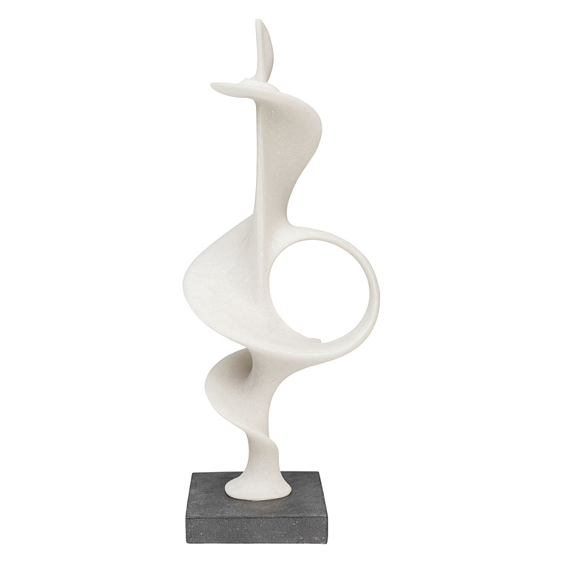 Аксессуар современный Абстракция Abstract Sculpture White Белый Черный в Казани | Loft Concept 