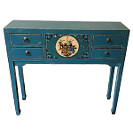 Консоль в китайском стиле с 4-мя ящиками Chinese Elm Console Table варинант исполнения - 1 | Loft Concept в Казани