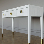 Дизайнерский Письменный стол Elsa Dreams White с тремя ящиками варинант исполнения - 2 | Loft Concept в Казани