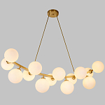 Люстра подвесная с белыми лампами в форме шара Felicitat варинант исполнения - 4 | Loft Concept в Казани