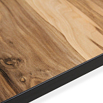 Стол обеденный раздвижной с прямоугольной столешницей на четырех черных ножках Blair варинант исполнения - 7 | Loft Concept в Казани