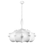 Подвесной светильник с белым фигурным абажуром и мягкими волнистыми краями Cloud Motion  варинант исполнения - 17 | Loft Concept в Казани