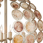 Люстра в форме шара с декором из круглых декоративных элементов Bright Shell Discs варинант исполнения - 1 | Loft Concept в Казани