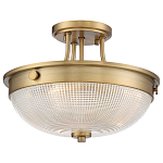 Потолочный светильник со стеклянным плафоном в виде купола Quoizel варинант исполнения - 13 | Loft Concept в Казани