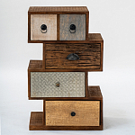 Тумба необычной формы с выдвижными ящиками Shift варинант исполнения - 2 | Loft Concept в Казани