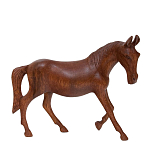 Статуэтка из дерева суар дикая лошадь Wild Horses варинант исполнения - 2 | Loft Concept в Казани