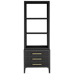 Этажерка Primo с ящиками шпон Черный дуб варинант исполнения - 1 | Loft Concept в Казани