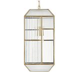 Подвесной светильник с рельефным стеклом Embossed Glass варинант исполнения - 3 | Loft Concept в Казани