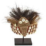 Традиционный индонезийский головной убор на подставке Aboriginal Headdress варинант исполнения - 1 | Loft Concept в Казани