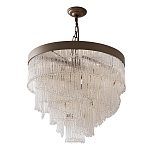 Люстра со стеклянными подвесками в виде круглых бусин Waterfall of Light варинант исполнения - 1 | Loft Concept в Казани