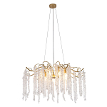 Люстра c подвесками из прозрачного хрусталя Диаметр 85 см FAIRYTREE Light варинант исполнения - 1 | Loft Concept в Казани