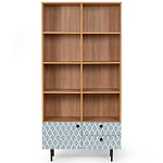 Широкий стеллаж с принтом Elise Rack варинант исполнения - 14 | Loft Concept в Казани