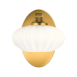  Бра с круглым плафон из матового белого стекла Kichler варинант исполнения - 7 | Loft Concept в Казани