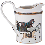 Чайный сервиз из фарфора с изображением лошадей на 6 персон 15 предметов Porcelain Horse Set  варинант исполнения - 5 | Loft Concept в Казани