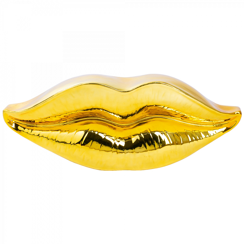 Настенный декор LIPS wall accessory GOLD Глянцевое золото в Казани | Loft Concept 