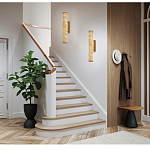 Бра цилиндрической формы из натурального алебастра Calcite Geometry варинант исполнения - 6 | Loft Concept в Казани