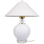 Настольная лампа керамическая с абажуром Valencia варинант исполнения - 1 | Loft Concept в Казани