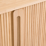 Длинный низкий буфет с 2-мя раздвижными дверцами Toinette Light Cupboard варинант исполнения - 11 | Loft Concept в Казани