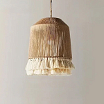 Люстра круглая плетеная с кисточками Small Solar Glow варинант исполнения - 3 | Loft Concept в Казани