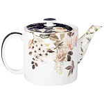 Чайный сервиз из фарфора с цветочным принтом на 6 персон 14 предметов Garden Whisper Porcelain Set  варинант исполнения - 1 | Loft Concept в Казани